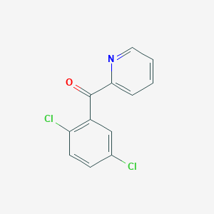 molecular formula C12H7Cl2NO B1357231 2-(2,5-Dichlorobenzoyl)pyridine CAS No. 898780-33-1