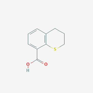 molecular formula C10H10O2S B13572313 Thiochroman-8-carboxylic acid 