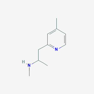 N-methyl-1-(4-methylpyridin-2-yl)propan-2-amine