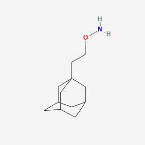 molecular formula C12H21NO B13572377 2-(Adamantyl)ethoxyamine 