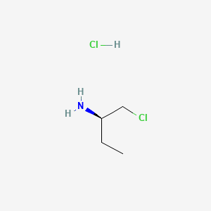 molecular formula C4H11Cl2N B13572394 (2R)-1-chlorobutan-2-aminehydrochloride CAS No. 6189-21-5