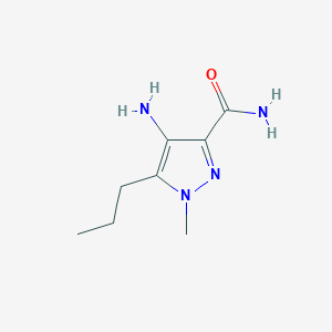4-amino-1-methyl-5-propyl-1H-pyrazole-3-carboxamide