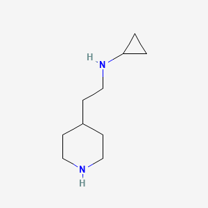 molecular formula C10H20N2 B1357240 N-(2-(piperidin-4-yl)ethyl)cyclopropanamine 