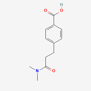 4-(3-(Dimethylamino)-3-oxopropyl)benzoic acid