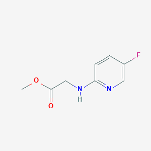 molecular formula C8H9FN2O2 B13572474 Methyl (5-fluoropyridin-2-yl)glycinate 