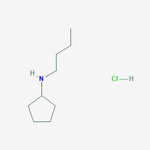molecular formula C9H20ClN B1357249 N-butylcyclopentanamine hydrochloride CAS No. 1049750-21-1