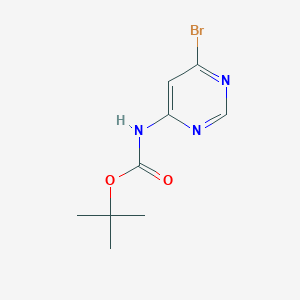 molecular formula C9H12BrN3O2 B13572509 tert-Butyl (6-bromopyrimidin-4-yl)carbamate CAS No. 2091424-72-3