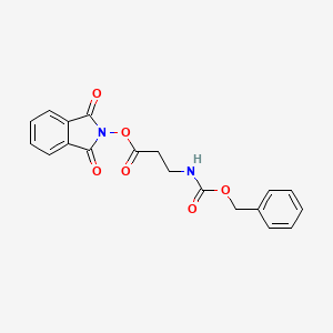 molecular formula C19H16N2O6 B13572516 1,3-Dioxoisoindolin-2-yl 3-(((benzyloxy)carbonyl)amino)propanoate 