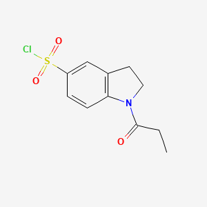 1-Propionyl-2,3-dihydro-1H-indole-5-sulfonyl chloride