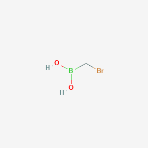 molecular formula CH4BBrO2 B13572582 (Bromomethyl)boronic acid 