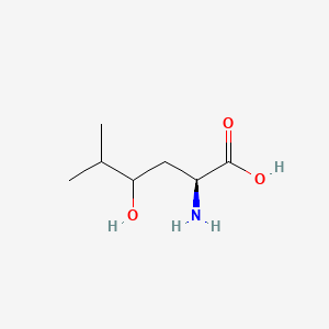 molecular formula C7H15NO3 B13572587 (2S)-2-amino-4-hydroxy-5-methylhexanoic acid 
