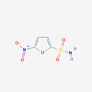 molecular formula C4H4N2O5S B13572591 5-Nitrofuran-2-sulfonamide 