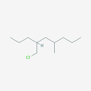 molecular formula C11H23Cl B13572674 4-(Chloromethyl)-6-methylnonane 