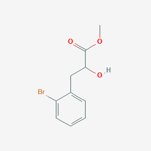 molecular formula C10H11BrO3 B13572732 Methyl 3-(2-bromophenyl)-2-hydroxypropanoate 