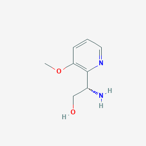 molecular formula C8H12N2O2 B13572755 (S)-2-Amino-2-(3-methoxypyridin-2-yl)ethan-1-ol 