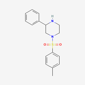 molecular formula C17H20N2O2S B1357284 3-Phenyl-1-(toluene-4-sulfonyl)-piperazine CAS No. 912763-26-9