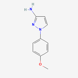 molecular formula C10H11N3O B1357293 1-(4-methoxyphenyl)-1H-pyrazol-3-amine CAS No. 76091-01-5