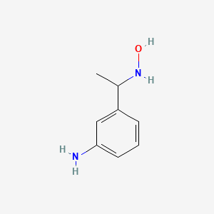 3-[1-(Hydroxyamino)ethyl]aniline