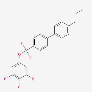 4-(Difluoro(3,4,5-trifluorophenoxy)methyl)-4'-propyl-1,1'-biphenyl