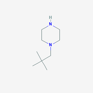 molecular formula C9H20N2 B1357303 1-(2,2-Dimethylpropyl)piperazine CAS No. 57184-50-6