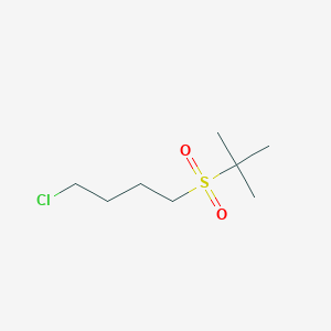 molecular formula C8H17ClO2S B13573071 1-(Tert-butylsulfonyl)-4-chlorobutane 