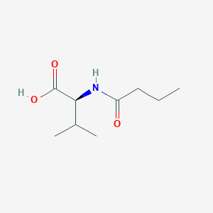 molecular formula C9H17NO3 B13573134 Butyryl-l-valine 