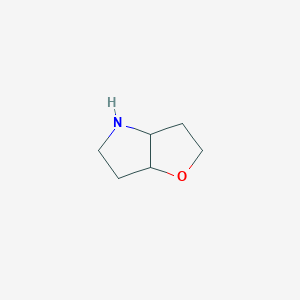 molecular formula C6H11NO B13573154 Hexahydro-2h-furo[3,2-b]pyrrole 