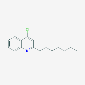 molecular formula C16H20ClN B13573165 4-Chloro-2-heptylquinoline 