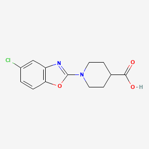 1-(5-Chlorobenzo[D]oxazol-2-YL)piperidine-4-carboxylic acid