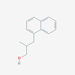 molecular formula C14H16O B13573382 2-Methyl-3-(naphthalen-1-yl)propan-1-ol 