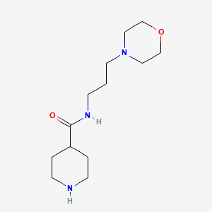 N-[3-(morpholin-4-yl)propyl]piperidine-4-carboxamide