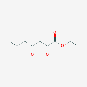 molecular formula C9H14O4 B135735 Ethyl 2,4-dioxoheptanoate CAS No. 36983-31-0