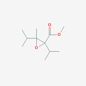molecular formula C11H20O3 B13573512 Methyl 2,3-diisopropyl-3-methyloxirane-2-carboxylate 