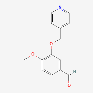 4-Methoxy-3-(pyridin-4-ylmethoxy)-benzaldehyde