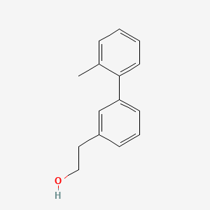 molecular formula C15H16O B13573583 2-[3-(2-Methylphenyl)phenyl]ethan-1-ol 