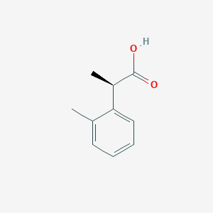 molecular formula C10H12O2 B13573711 (R)-2-(o-Tolyl)propanoic acid 