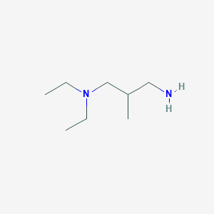 molecular formula C8H20N2 B13573729 N1,N1-diethyl-2-methylpropane-1,3-diamine CAS No. 889889-06-9