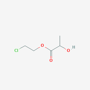 molecular formula C5H9ClO3 B1357373 2-Chloroethyl 2-hydroxypropanoate 