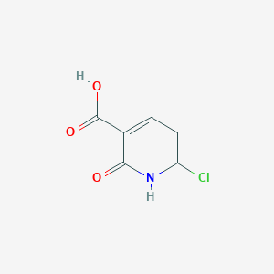 molecular formula C6H4ClNO3 B1357374 6-Chloro-2-hydroxynicotinic acid CAS No. 38076-76-5