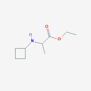 molecular formula C9H17NO2 B13573753 Ethyl cyclobutylalaninate 