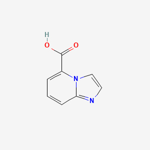molecular formula C8H6N2O2 B1357386 Imidazo[1,2-a]pyridine-5-carboxylic acid CAS No. 479028-72-3