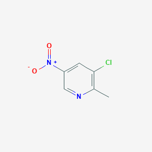 molecular formula C6H5ClN2O2 B1357394 3-Chloro-2-methyl-5-nitropyridine CAS No. 51984-62-4
