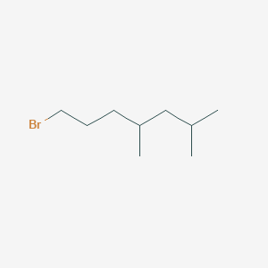 molecular formula C9H19Br B13573969 1-Bromo-4,6-dimethylheptane CAS No. 5470-78-0