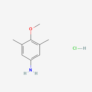 molecular formula C9H14ClNO B1357400 4-Methoxy-3,5-dimethylaniline HCl CAS No. 158400-44-3