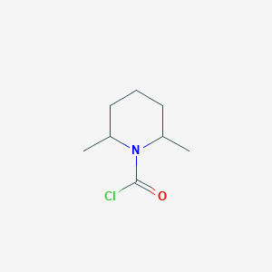 molecular formula C8H14ClNO B1357406 2,6-Dimethylpiperidine-1-carbonyl chloride CAS No. 54486-12-3