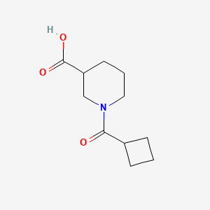 molecular formula C11H17NO3 B1357414 1-(Cyclobutylcarbonyl)-3-piperidinecarboxylic acid CAS No. 926214-73-5