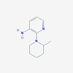 molecular formula C11H17N3 B1357417 2-(2-Methylpiperidin-1-yl)pyridin-3-amine CAS No. 926200-51-3