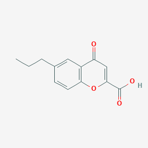 6-Propylchromone-2-carboxylic acid
