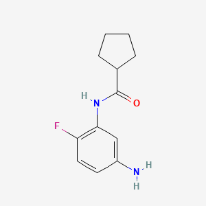 N-(5-Amino-2-fluorophenyl)cyclopentanecarboxamide