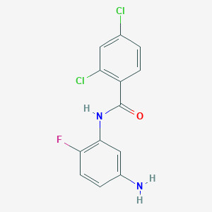 molecular formula C13H9Cl2FN2O B1357445 N-(5-Amino-2-fluorophenyl)-2,4-dichlorobenzamide CAS No. 926225-90-3